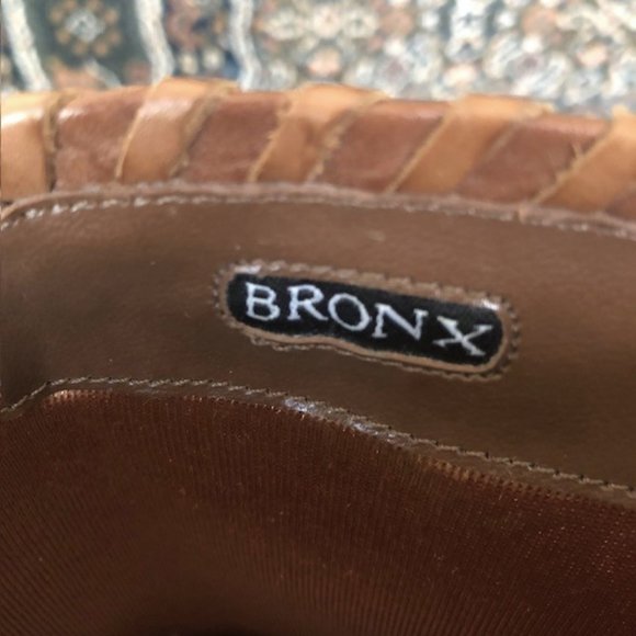 Bronx Brown Heeled Boots - Picture 9 of 10